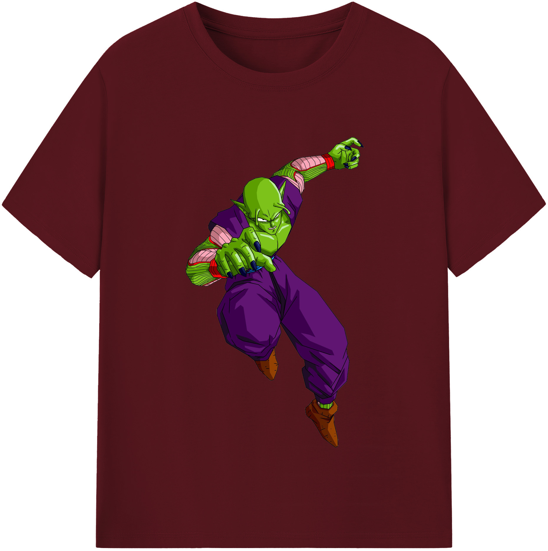 （画像用） ドラゴンボール ピッコロ DRAGON BALL Piccolo 綿100％半袖Tシャツ（フロントプリント）